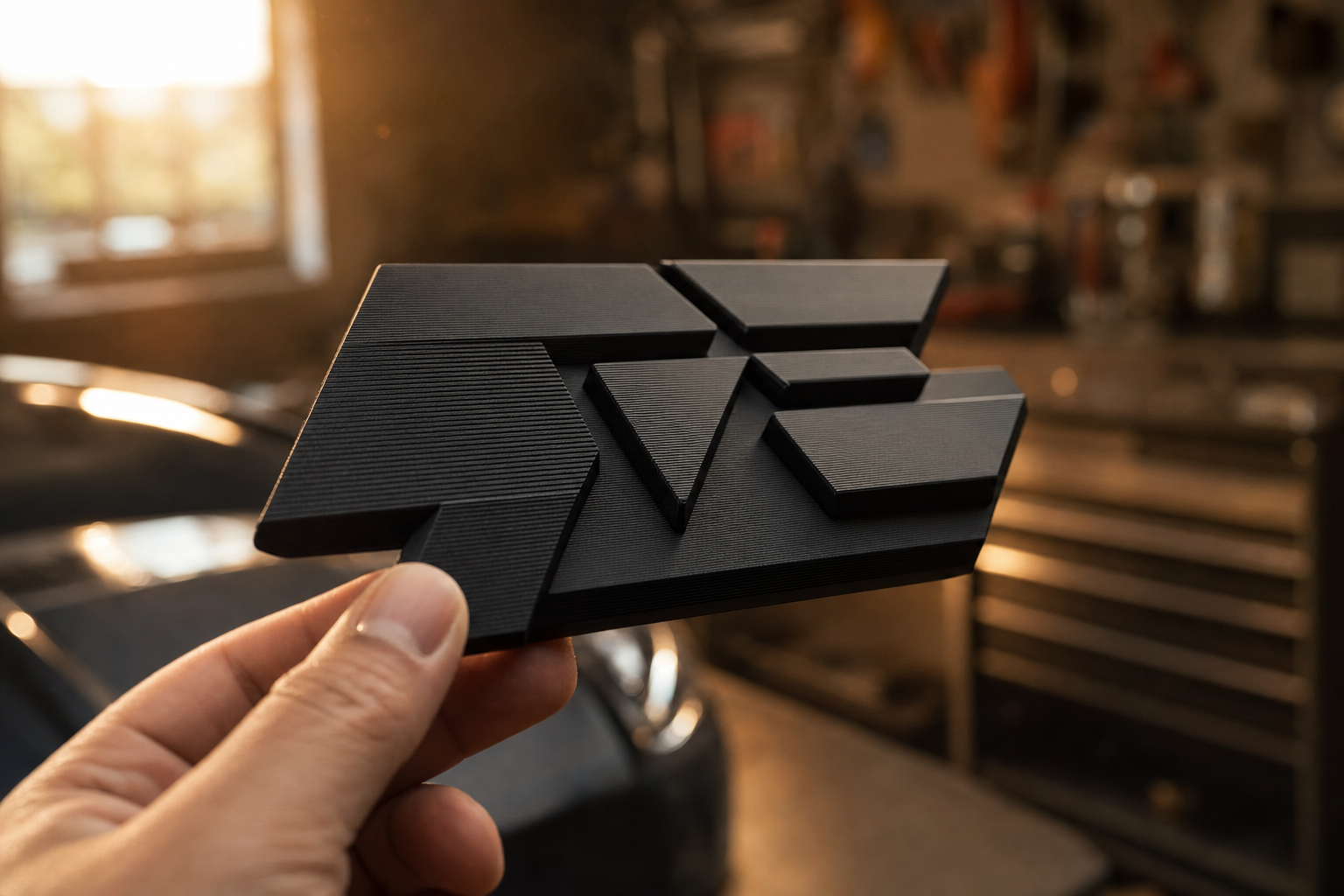 3D magneetbord op maat — voorbeeld